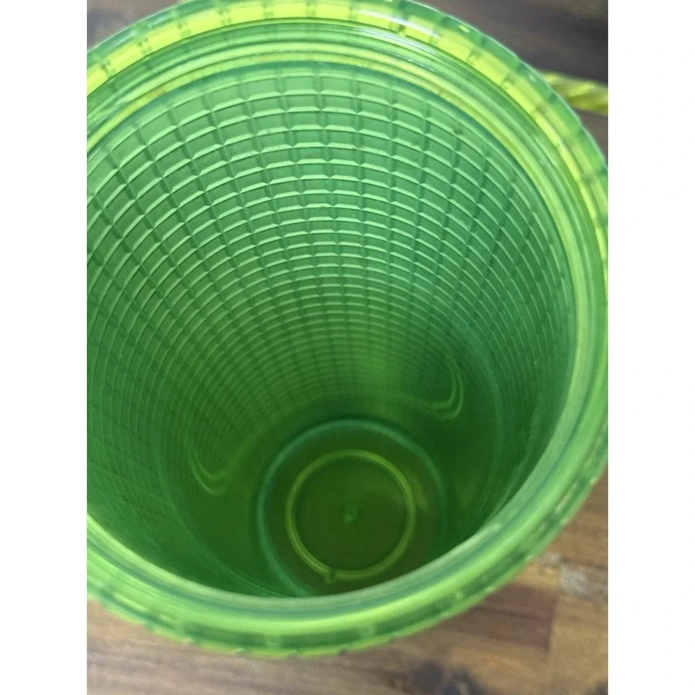 Starbucks 2022 Mountain Dew Green Yellow Blue 24oz Grid Cold Cup Tumbler